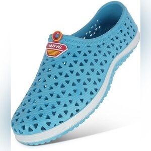 Wave Women's Outdoors Vented Water Shoes Non-Slip Shower Pull-On Pool Beach 38